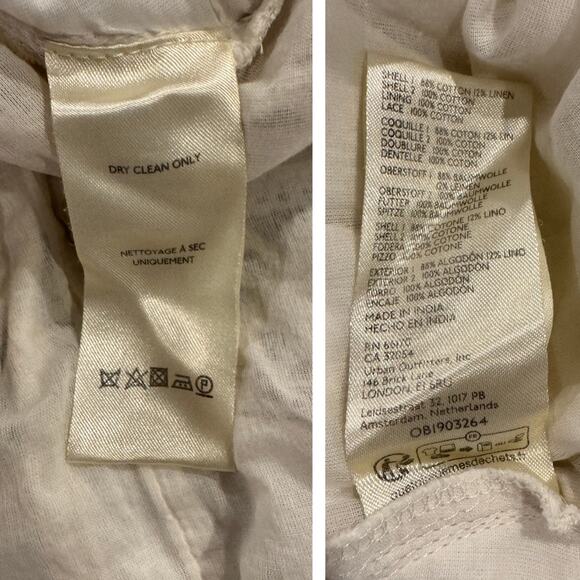 NWT Free People Lily Duster Trench Coat Maxi Belted Lace Crochet Size Small - Picture 15 of 16